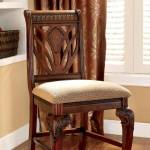 PETERSBURG II COUNTER HT. CHAIR Cherry Finish